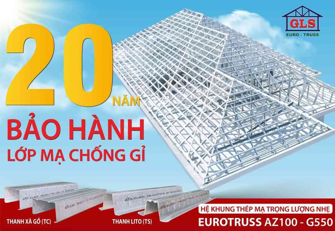 Bảo hành Thép lên đến 20 năm